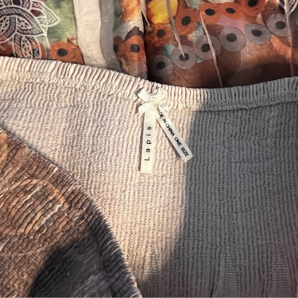 Anthropologie Lapis Smocked Convertible Skirt or Dress One Size - Picture 2 of 8